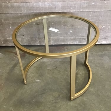 Golden Glass Table (Tacoma)