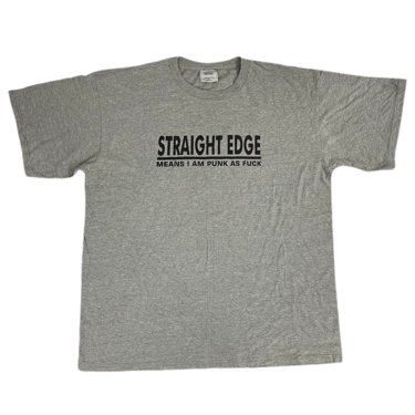 Vintage Straight Edge &quot;Punk&quot; T-Shirt
