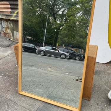 Heywood Wakefield solid wood mirror 36x52" tall