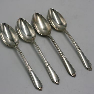 vintage rogers silverplate Inspiration teaspoons set of four 