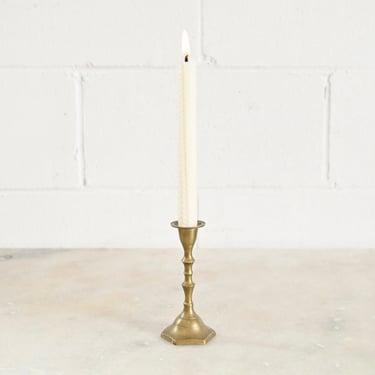vintage french brass candlestick