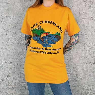 80's Vintage Lake Cumberland Albany Kentucky Tee Shirt T-Shirt 