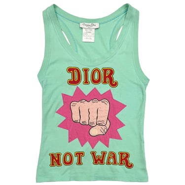 Dior “Not War” Logo Tank Too