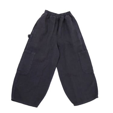 Black Sesame Linen Chef Pant