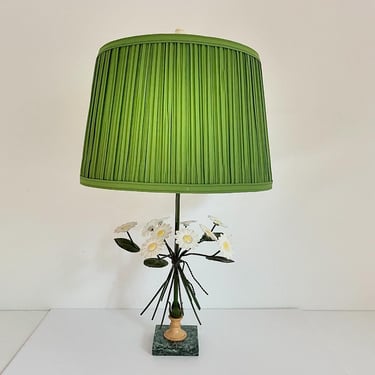 Italian Daisy Bouquet Lamp & Shade 