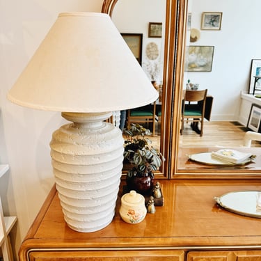 Alsy Plaster Table Lamp & Shade