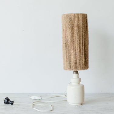 Petite Accent Lamp with Twine Shade