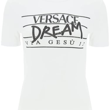 Versace dream logo viscose t-shirt