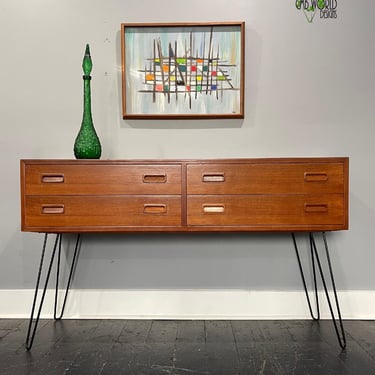 Danish Teak Console Table