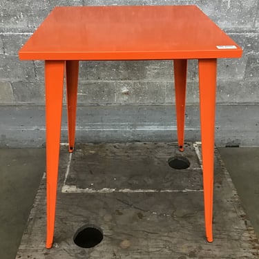 Gigantic Orange Cafe Table (Seattle)