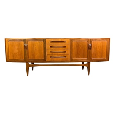 Vintage British Mid Century Modern "Fresco" Teak Credenza by G Plan 