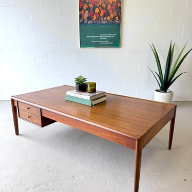 Mid Century Walnut Coffee Table by Drexel