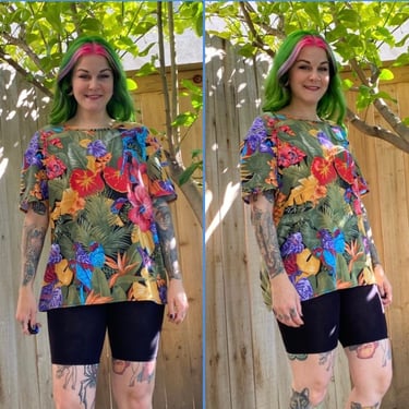Vintage 1990’s All Over Floral Tee 