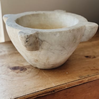 Extra Large Antique 18th Century Marble Mortar 