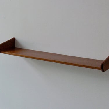 Danish Teak Floating Wall Shelf (40") 