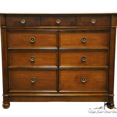 STANLEY FURNITURE Cherry Traditional Contemporary Style 52" Double Dresser w. Granite Top 33913-04-46090 