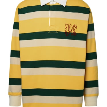 Palm Angels Man Polo M/L Rugby Monogram