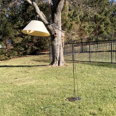 Vintage Modern Chrome Floor Lamp 