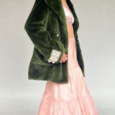 Shrimps Pearled Faux Coat (M)