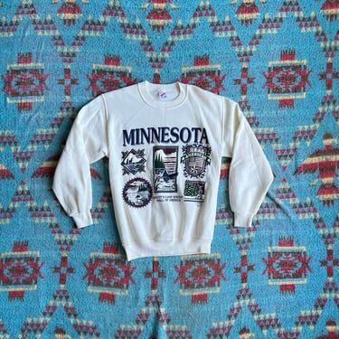 Vintage 1990s Minnesota Souvenir Crewneck Sweatshirt 