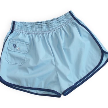 Vintage 90's CHRISTIAN DIOR Blue Trotter Logo Zipper shorts