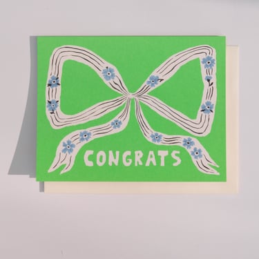 Perfect Bow Congrats Card