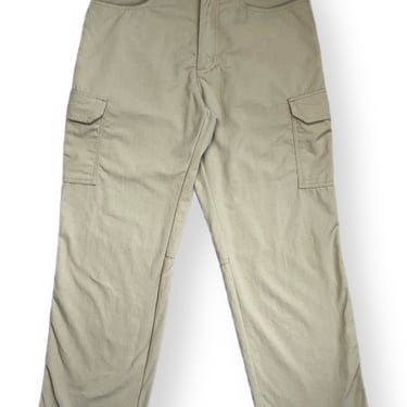 Y2K/00s Patagonia Khaki 7-Pocket Light Weight Outdoors Cargo Trouser Pants Size 31 