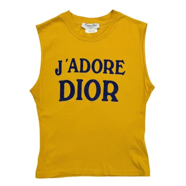 Dior J’adore Yellow Logo Tank