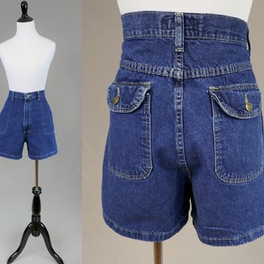 90s Wrangler for Women Jean Shorts - 31" waist - High Rise - Cotton Denim - Vintage 1990s - L 