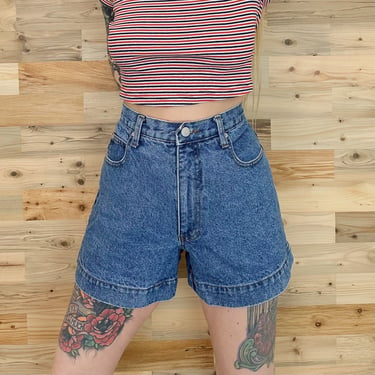 Vintage High Waisted Jean Shorts / Size 28 