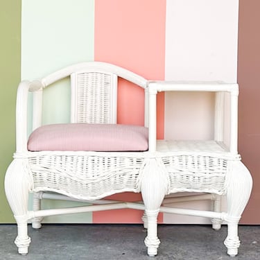 Palm Beach Style Telephone Bench