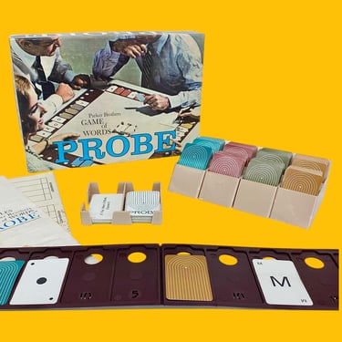 Vintage Probe Game of Words Retro 1960s Mid Century Modern + Parker Brothers + Card Game + 2-8 Player + In Box + MCM Game Night + Game Room 