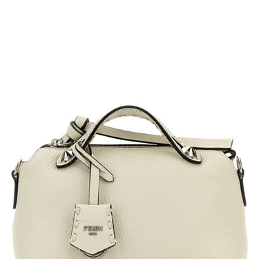 Fendi Women Ivory Leather Mini By The Way Handbag