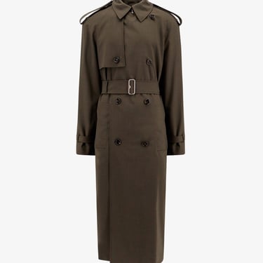 Burberry Man Trench Man Green Trench Coats