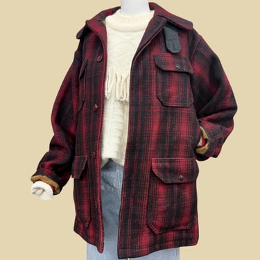 Vintage Jacket Retro 1950s Woolrich Woolen Mills + 503 + Mackinaw