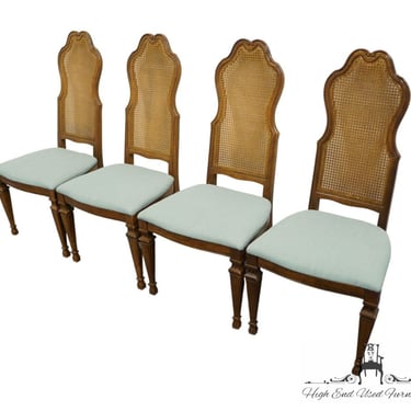 Set of 4 DREXEL FURNITURE Sienna Collection Italian Neoclassical Tuscan Style Dining Side Chairs 567-731 