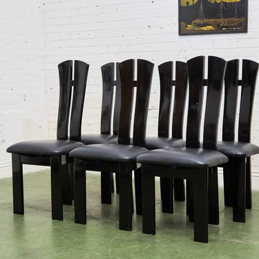 Set of 6 post Modern Dining Chairs