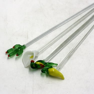 vintage Swizzle Sticks Set of Four 