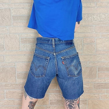 Levi's Faded Cut Off Jean Shorts / Size 30 