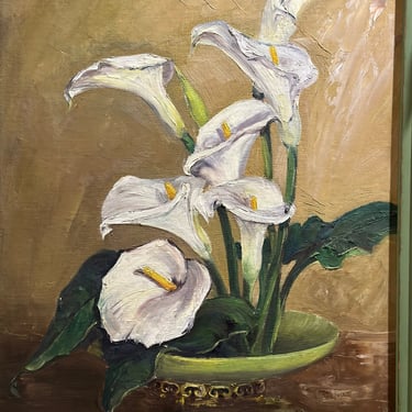 'Cala Lilies' Original Oil Painting