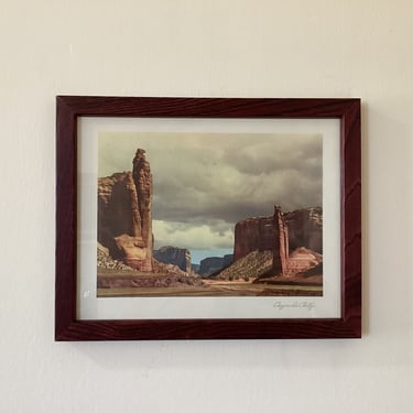 Canyon de chelly vintage print