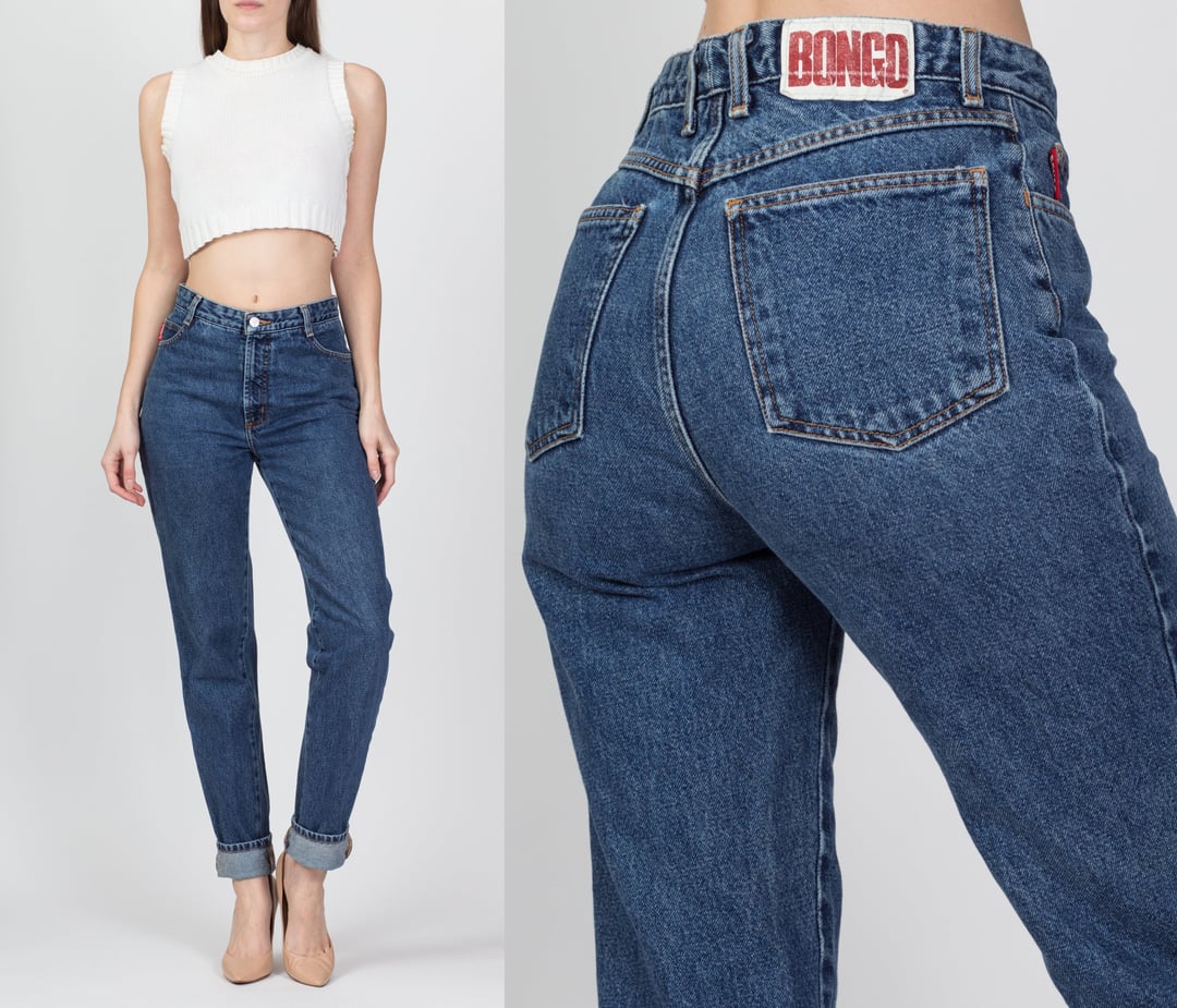 Medium 90s Western Light Wash Mom Jeans 28 Tall – Flying Apple