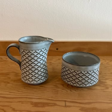 Jens Quistgaard Cordial Creamer and Sugar stoneware