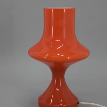 Table Lamp by Stepan Tabera, 1970s / Vintage Table Lamp / Vintage Bedside Lamp / Red Colour 