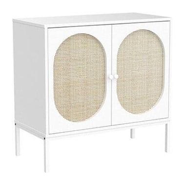 Rattan-Door Cabinet