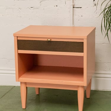 Peach Wood Nightstand