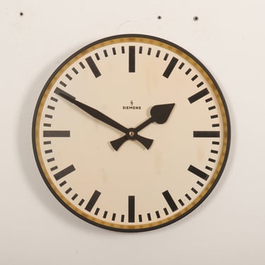 Siemens Factory, Station or Workshop Wall Clock 