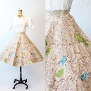 1950s SWEET ADELINE tulip print skirt xs | new spring summer 