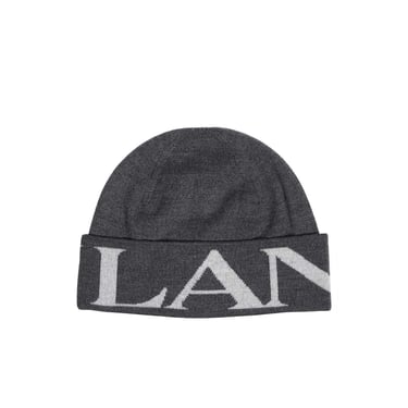 Lanvin Wool Logo Hat Women