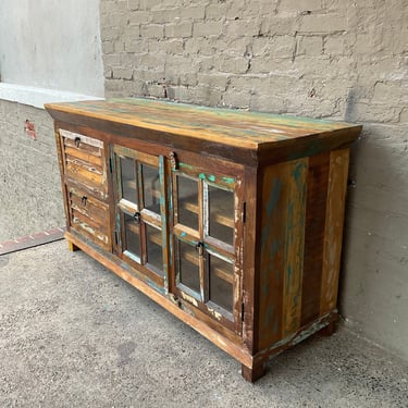 Rustic Teak Server